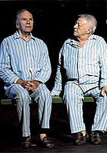 Jean-Louis Trintignant et Roger Dumas dans « Moins Deux »