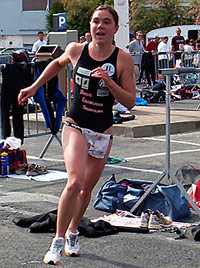 Juliette Benedicto - 1ère Féminine - Triiathlon International d'Arcachon 2006