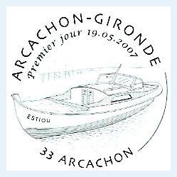 Timbre à date premier jour - Arcachon - Gironde