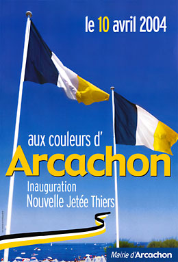 Inauguration Jetée Thiers - Affiche