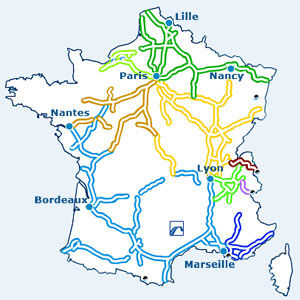 France - Le réseau autoroutier
